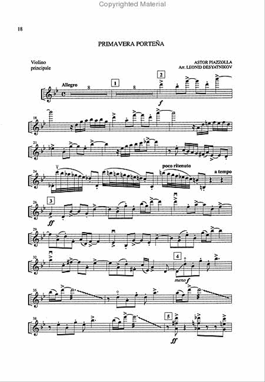 Las Cuatro Estaciones Porteñas String Orchestra scores gallery preview page 3