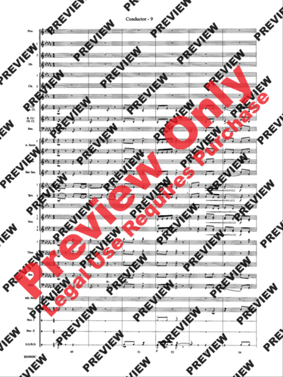 I'm Seventeen Come Sunday Concert Band scores gallery preview page 31