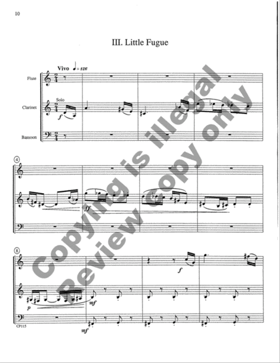 Woodwind Trio Woodwind Trio Woodwind Trio scores gallery preview page 16