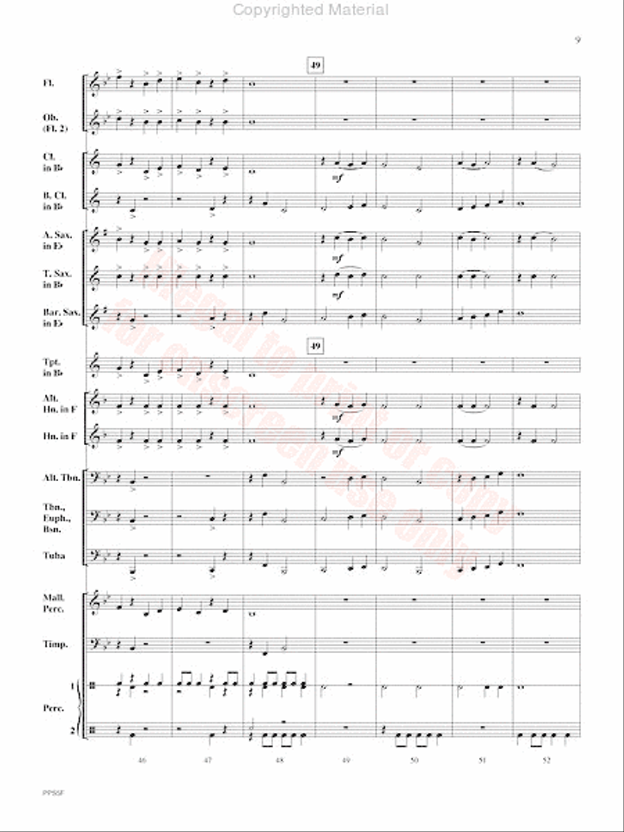 Chronicles Concert Band scores gallery preview page 10