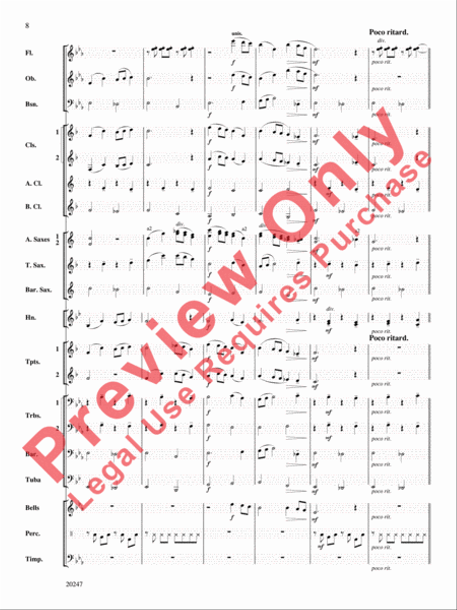 Prairie Schooner Prairie Schooner Concert Band scores gallery preview page 9