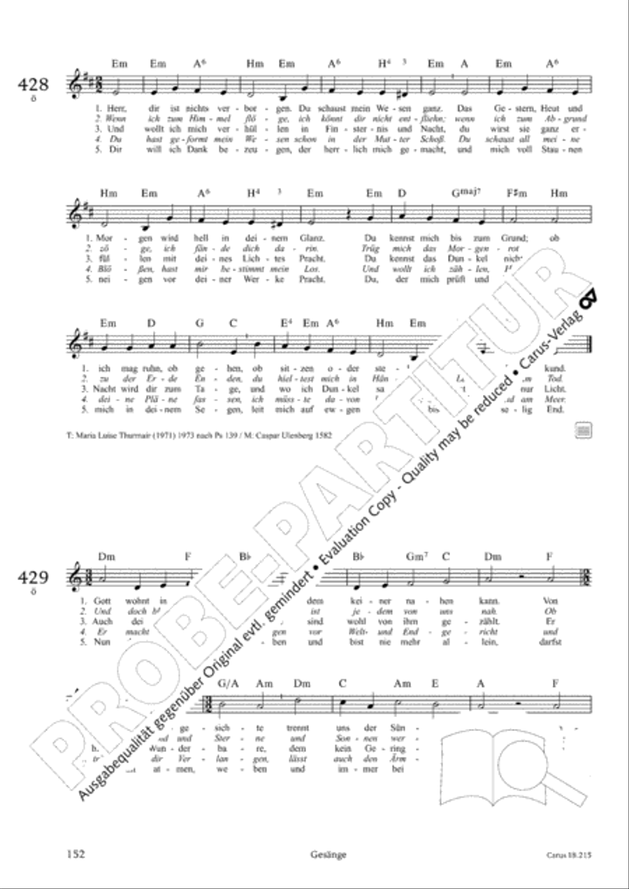 Gitarrenbuch zum Gotteslob Guitar scores gallery preview page 143