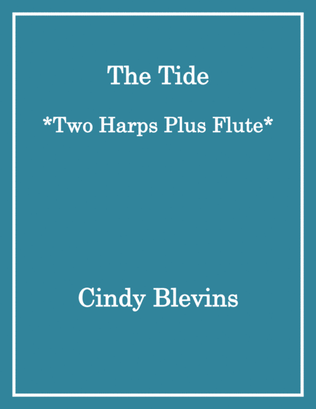 Book cover for The Tide, for Two Harps Plus Flute