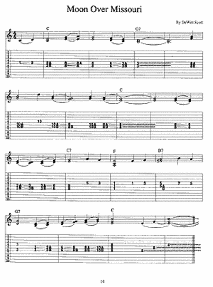 Easiest Country Pedal Steel Guitar Book Electric Guitar scores gallery preview page 3