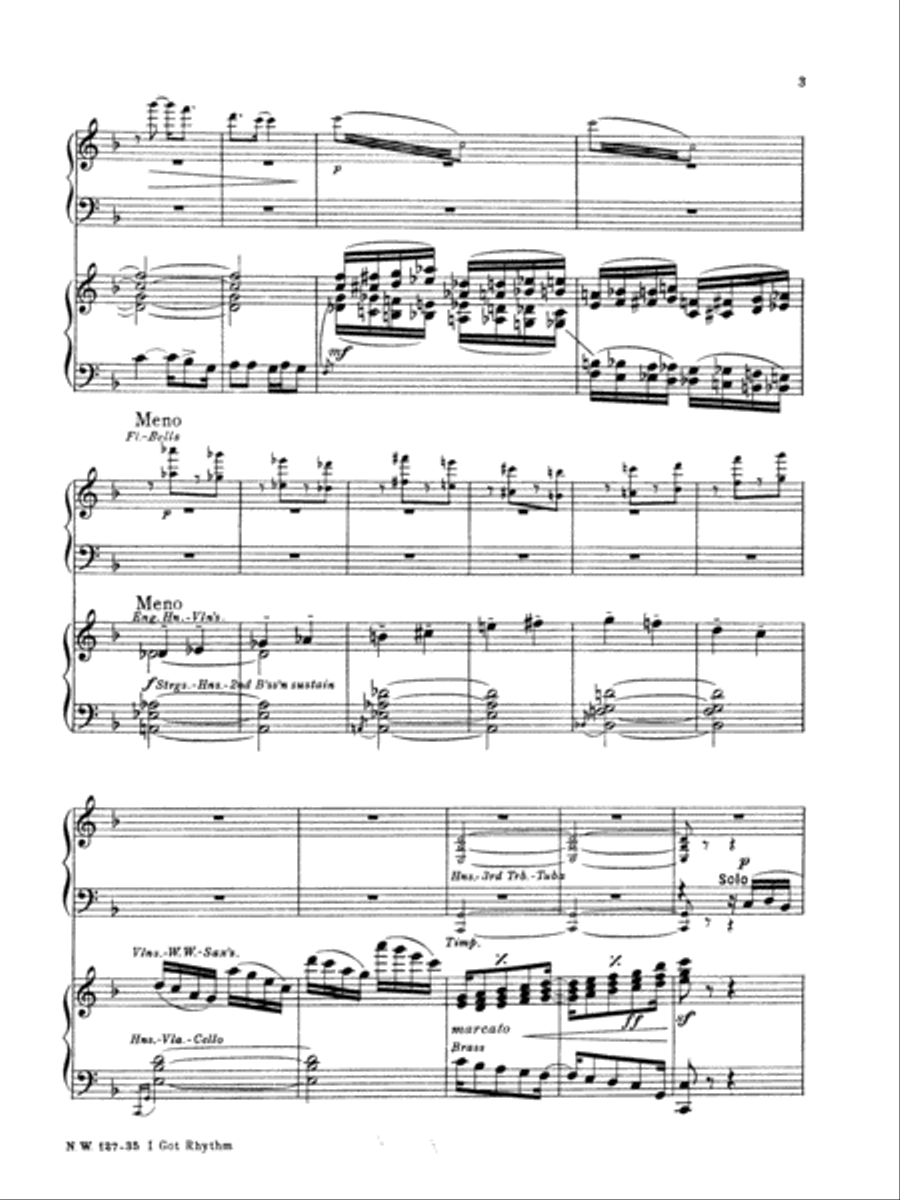 I Got Rhythm Variations Small Ensemble scores gallery preview page 3