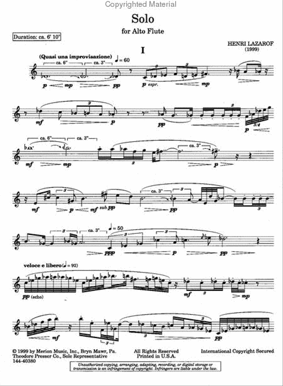 Solo Chamber Music scores gallery preview page 2