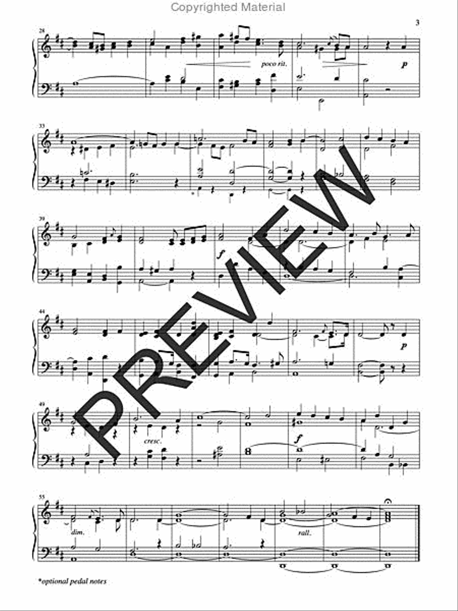 Processionals and Recessionals for Weddings and Other Occasions Organ scores gallery preview page 3