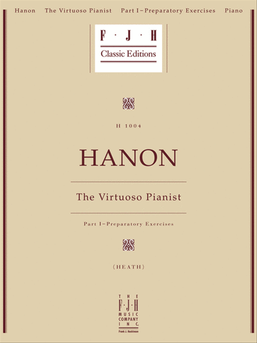 Hanon -- The Virtuoso Pianist, Part I - Preparatory Exercises Piano Method scores gallery preview page 1