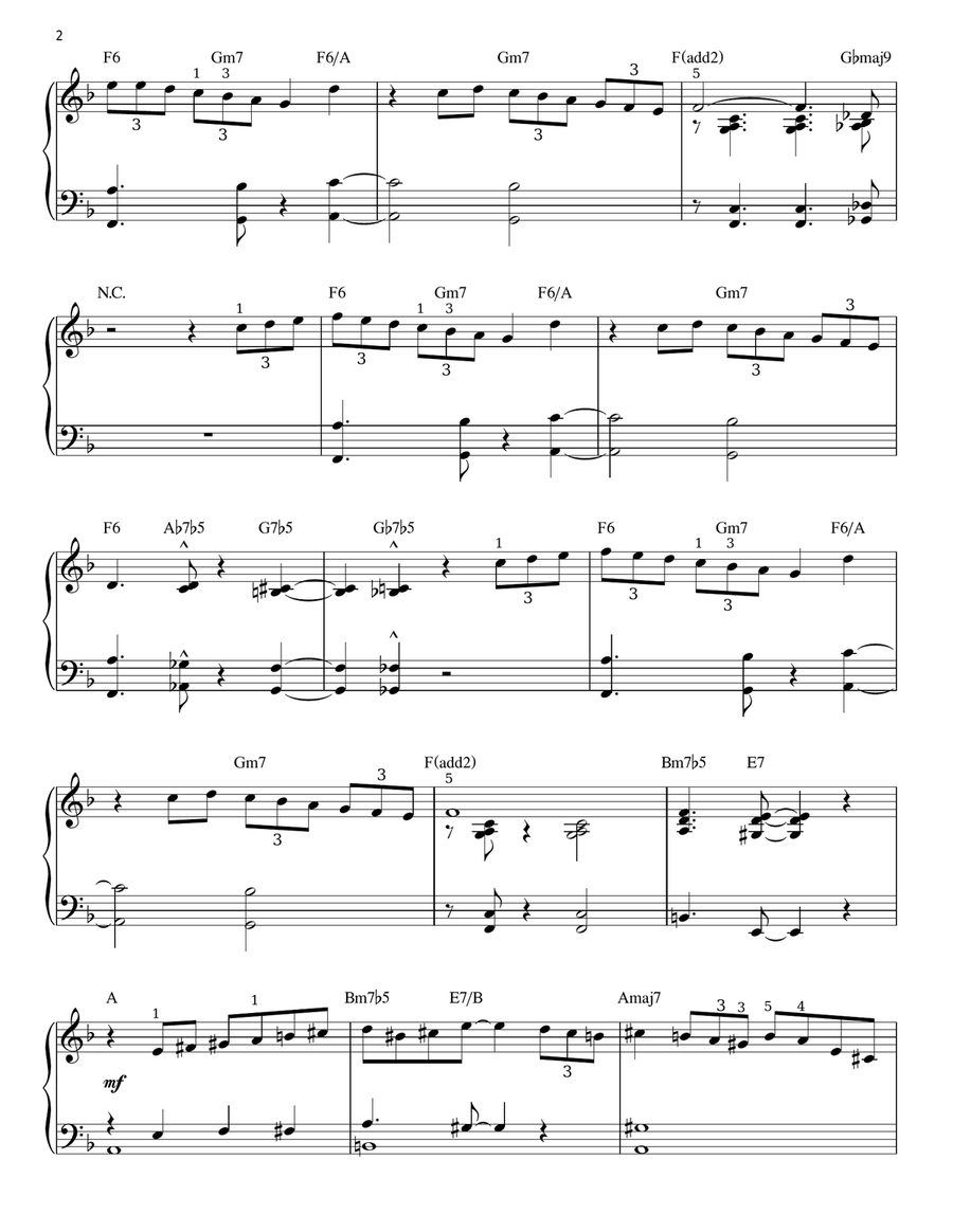 Parisian Thoroughfare Piano Solo scores gallery preview page 2