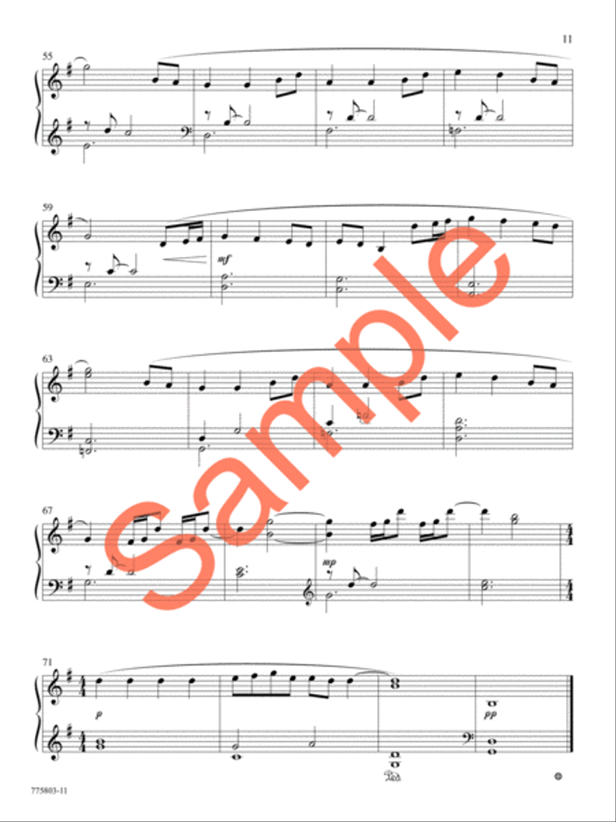 My Joy and My Rest Piano Solo scores gallery preview page 10