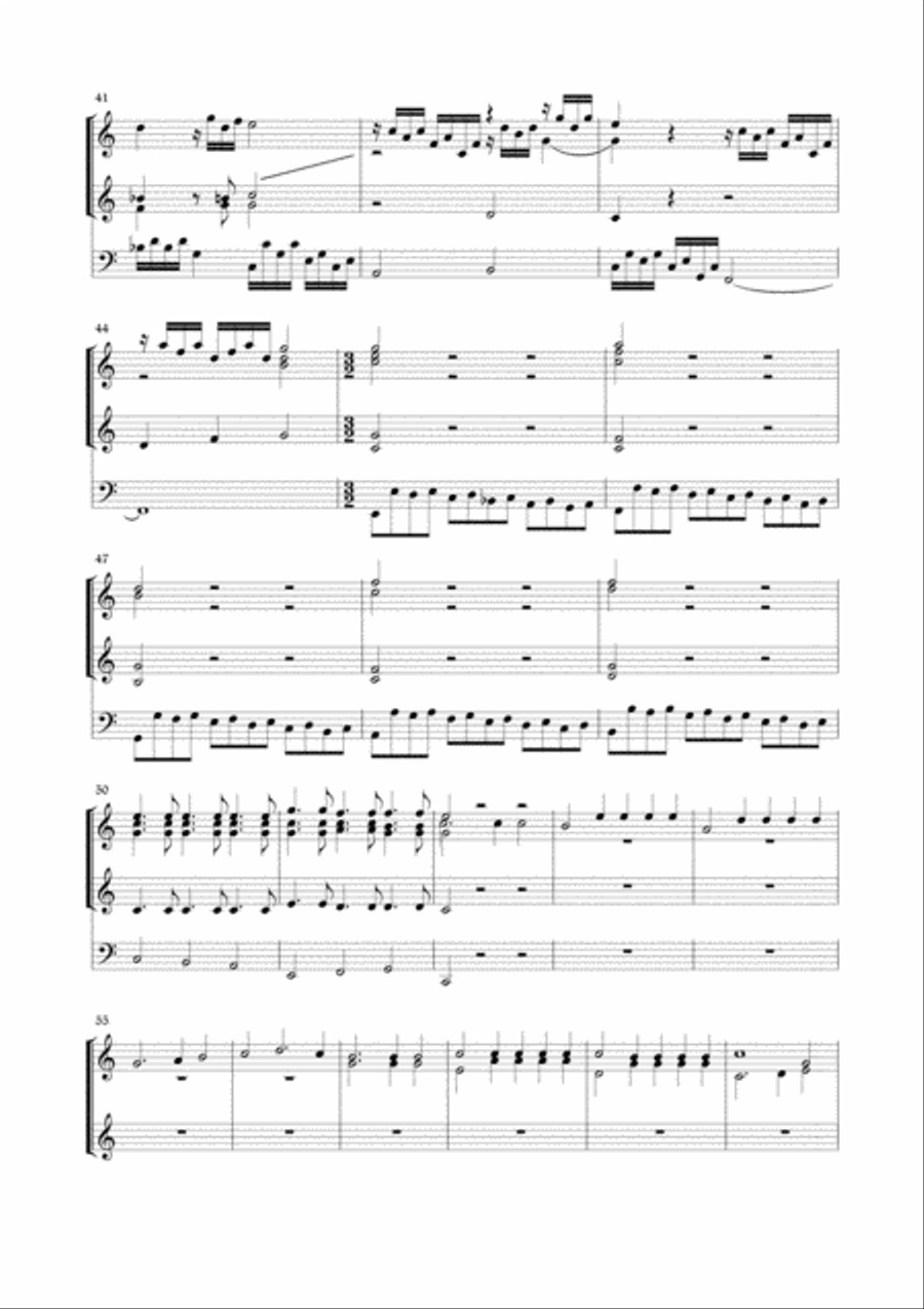 PRAELUDIUM en C - For organ Organ Solo scores gallery preview page 4
