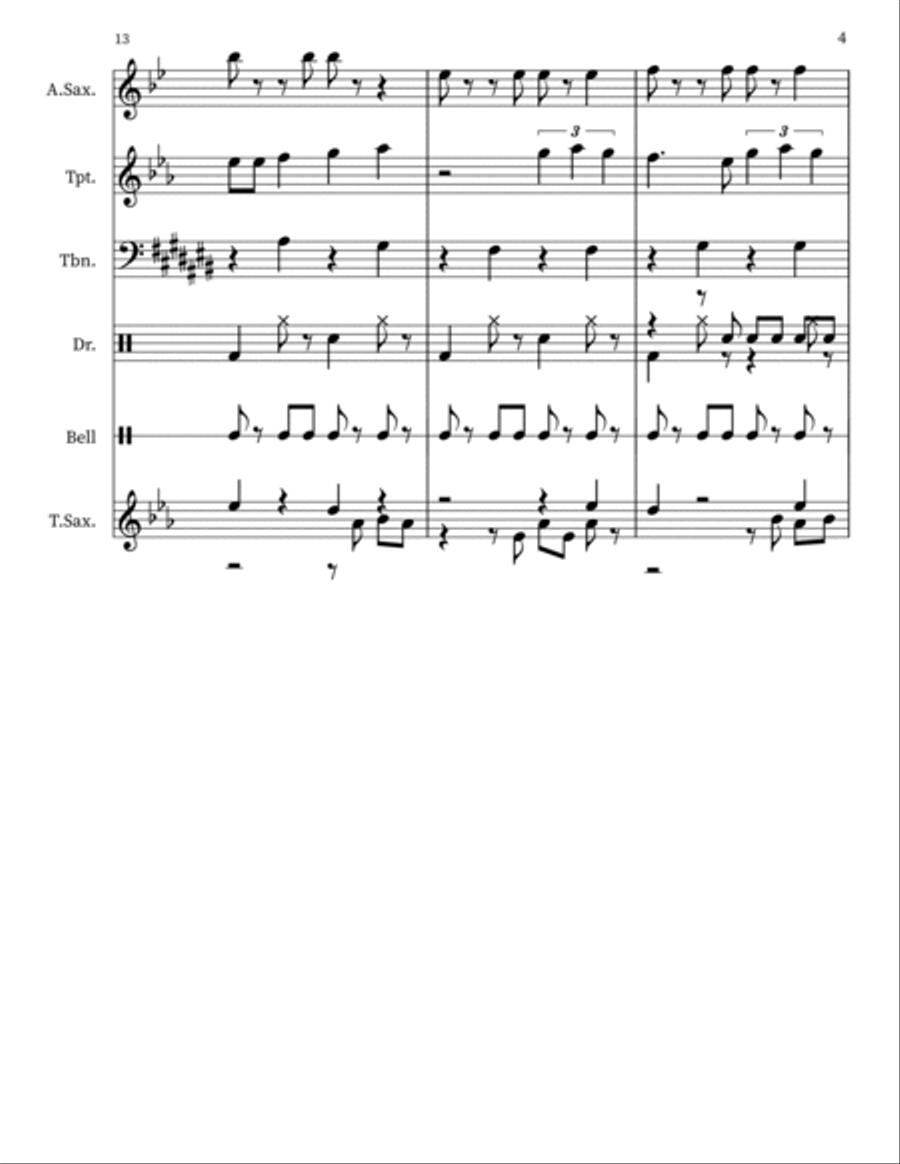 Rude Small Ensemble scores gallery preview page 4