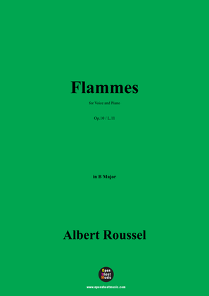 A. Roussel-Flammes,Op.10,in B Major
