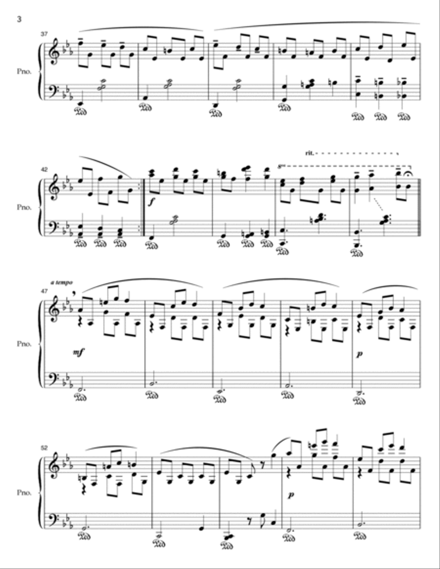 Clouds Clouds Piano Solo scores gallery preview page 3