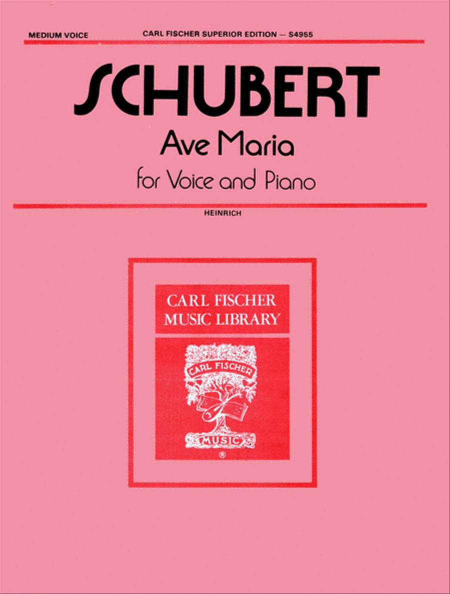 Ave Maria Ave Maria Voice scores gallery preview page 1