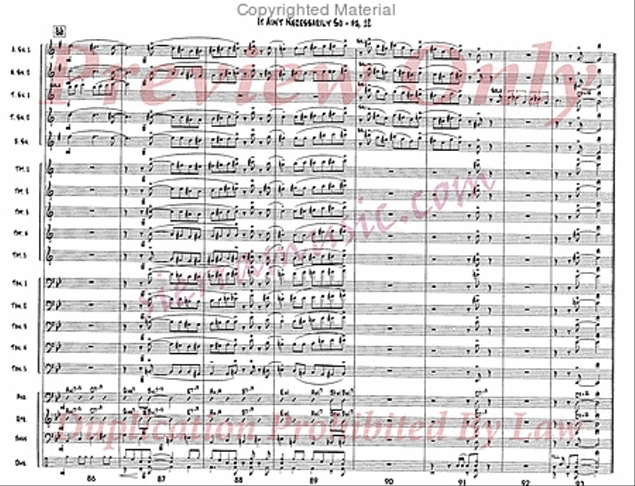 It Ain't Necessarily So Jazz Ensemble scores gallery preview page 13