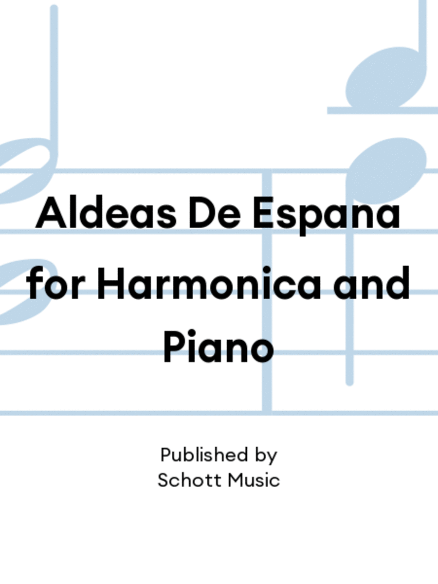 Aldeas De Espana for Harmonica and Piano