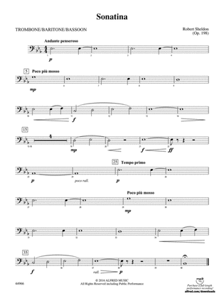 Sonatina: 1st Trombone