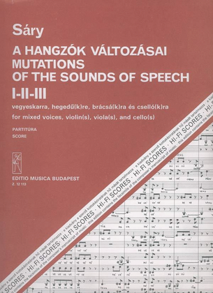 Mutations of the Sounds of Speech für gem. Chor