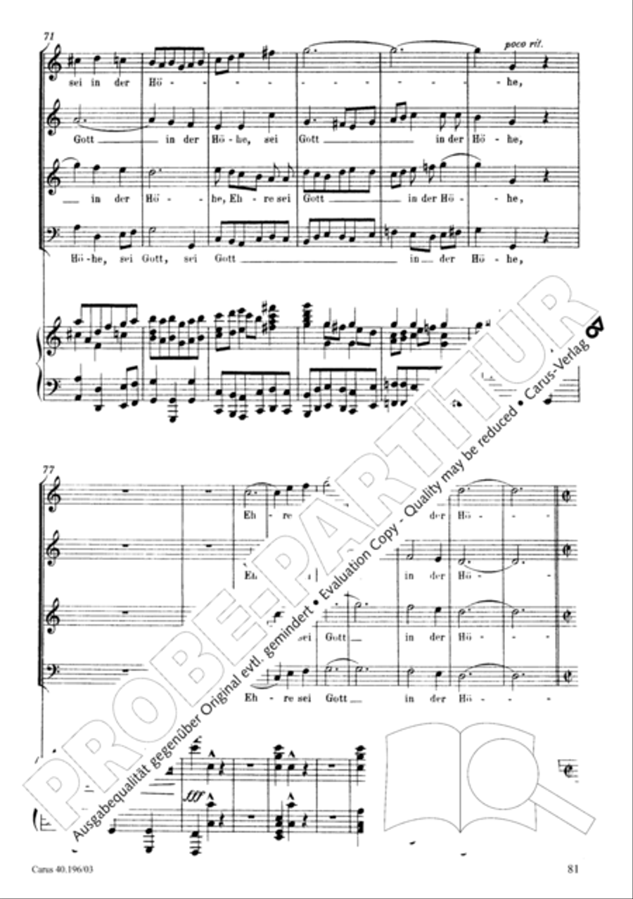 Die Geburt Christi SSA scores gallery preview page 82