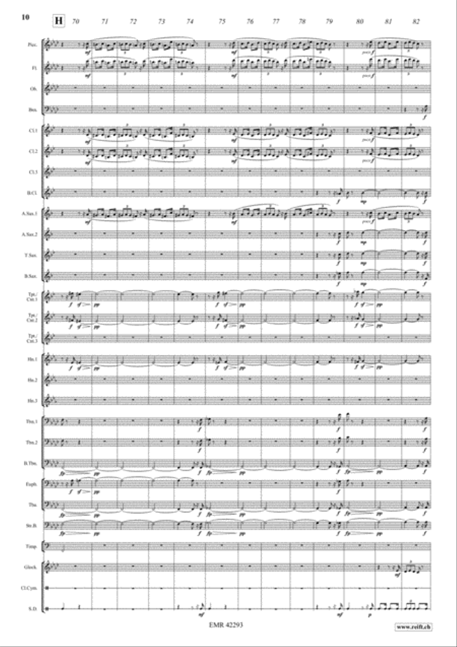 Il Gattopardo Concert Band scores gallery preview page 10
