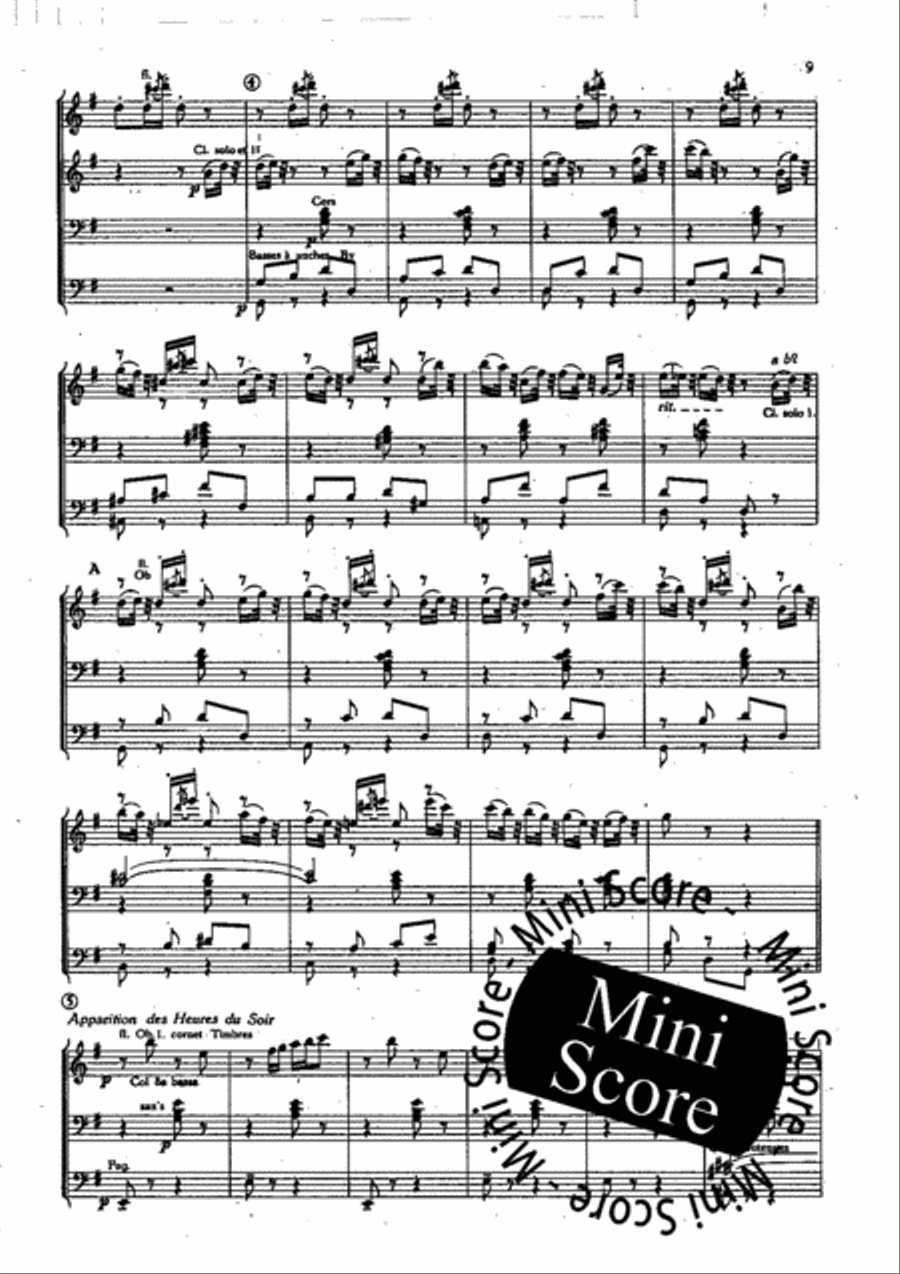 Ballet Des Heures Fanfare Band scores gallery preview page 11