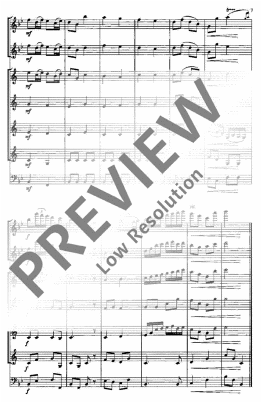 Pastorella in D Chamber Music scores gallery preview page 7
