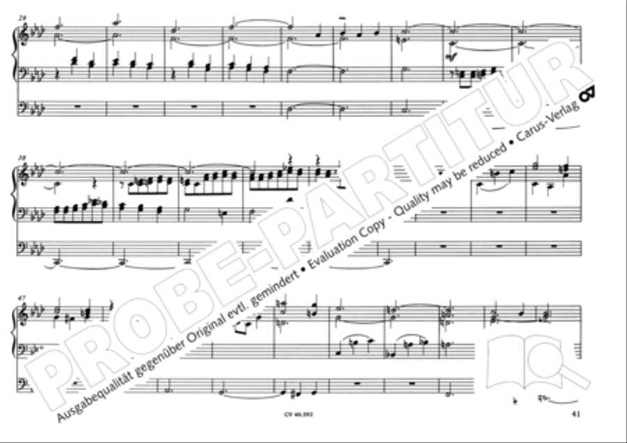 Free Organ Music from the Romantic Period, Vol. II (Freie Orgelmusik der Romantik, Band II) Organ scores gallery preview page 42