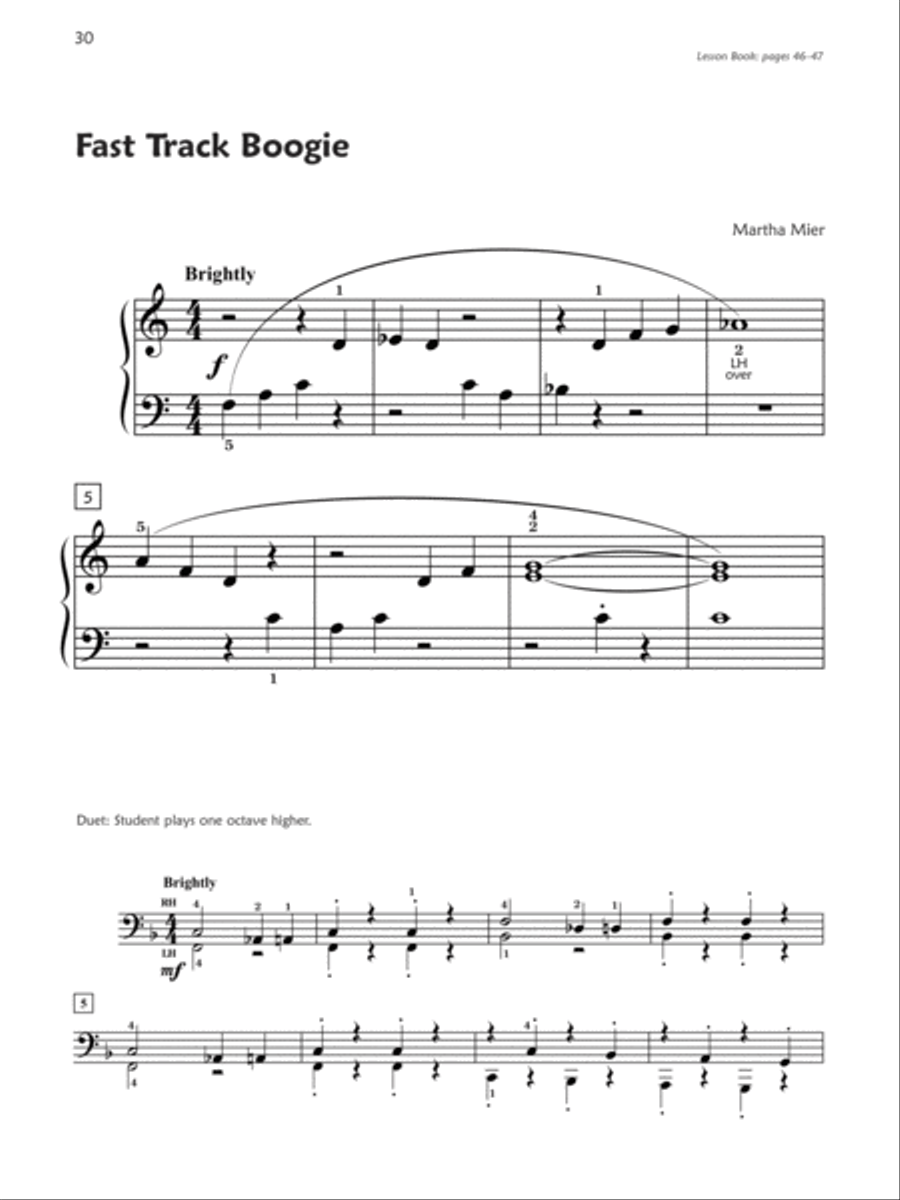 Premier Piano Course Jazz, Rags & Blues, Book 1B Piano Method scores gallery preview page 5