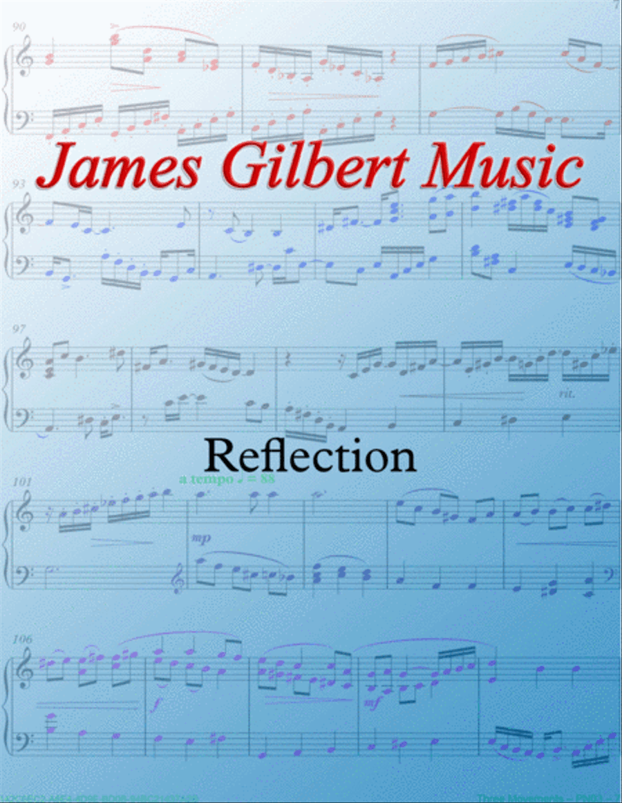 Reflection Organ Solo scores gallery preview page 1