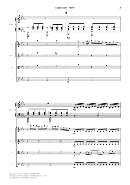 Succession Theme - Score Only image number null
