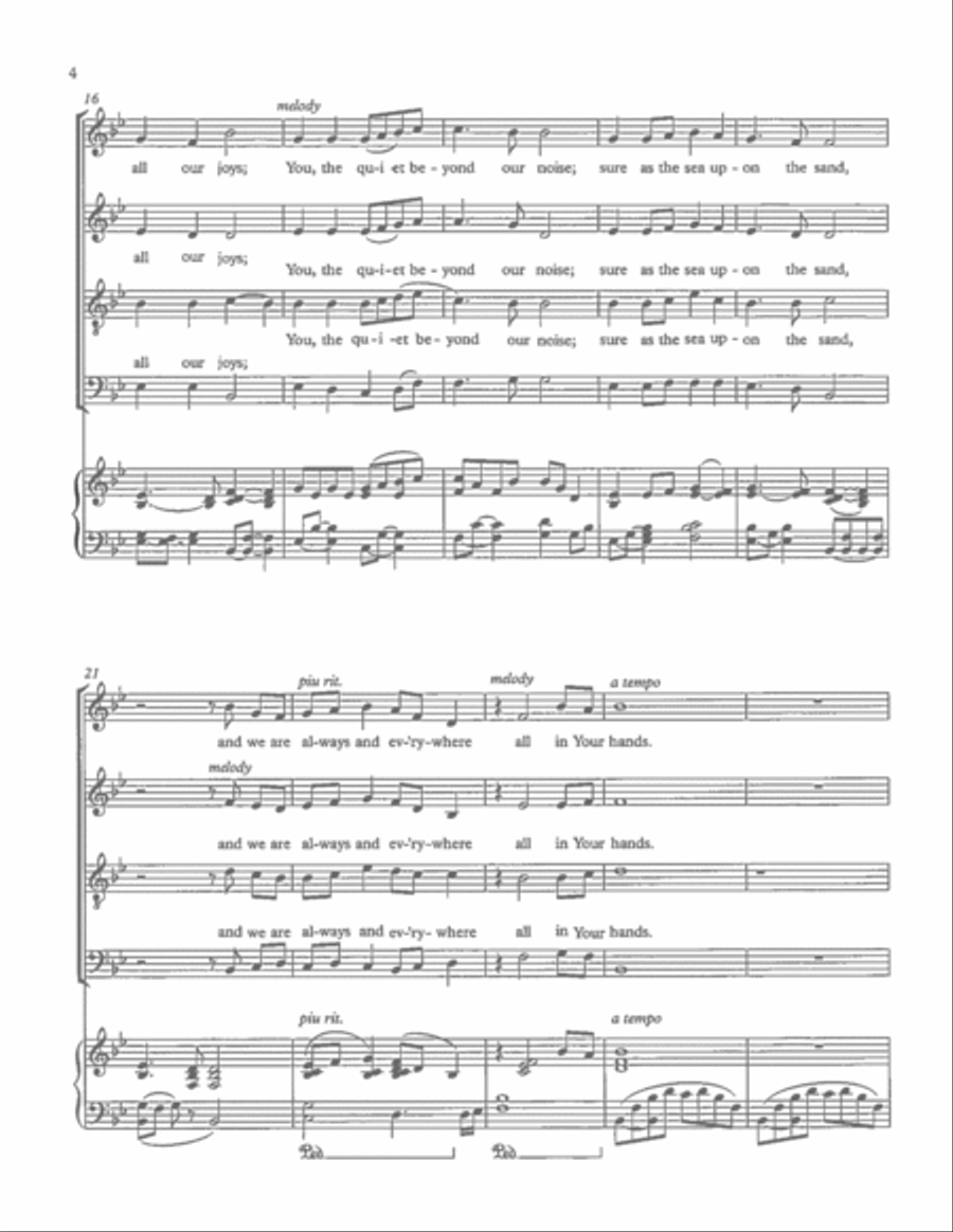 Always and Everywhere 4-Part scores gallery preview page 3