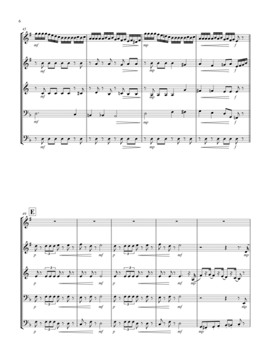 March (from "The Nutcracker Suite") (F) (Brass Quintet - 2 Trp, 1 Hrn, 2 Trb)