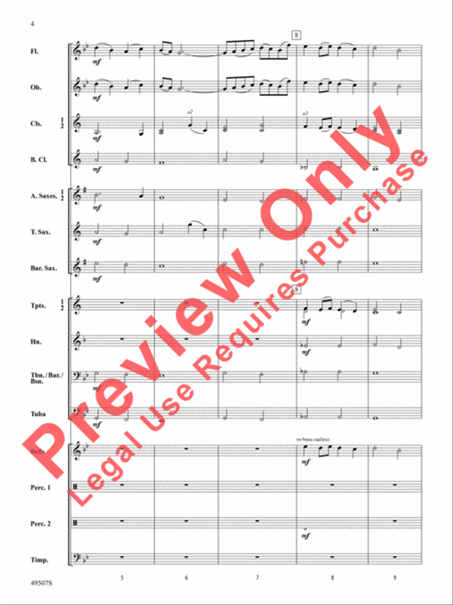 Operation Invictus Concert Band scores gallery preview page 5