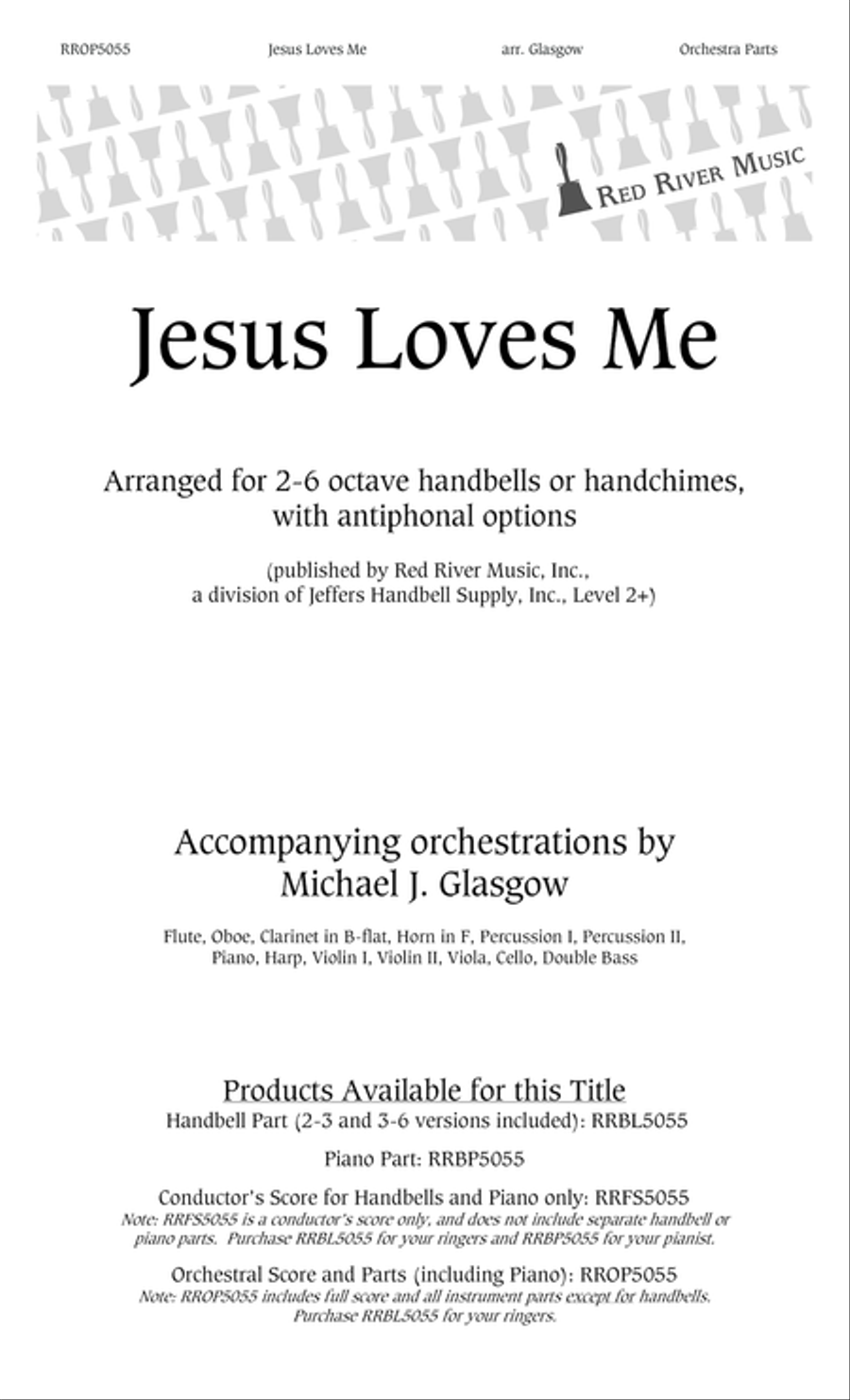Jesus Loves Me 6-Octaves scores gallery preview page 1