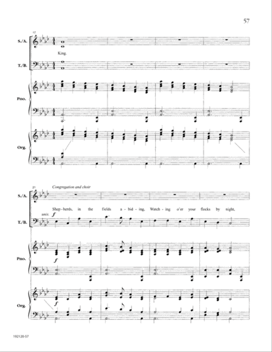 Let the People Sing at Christmas 4-Part scores gallery preview page 61