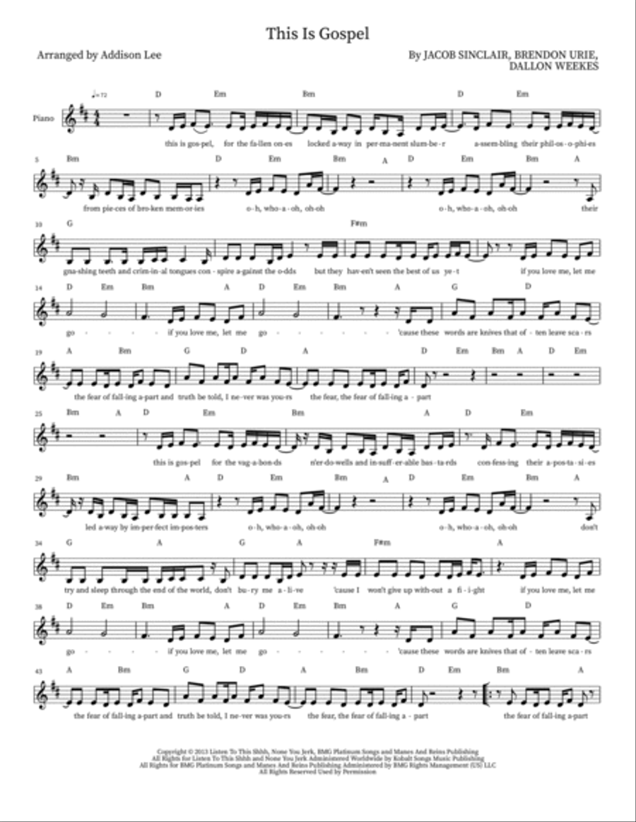 This Is Gospel Piano, Vocal scores gallery preview page 4