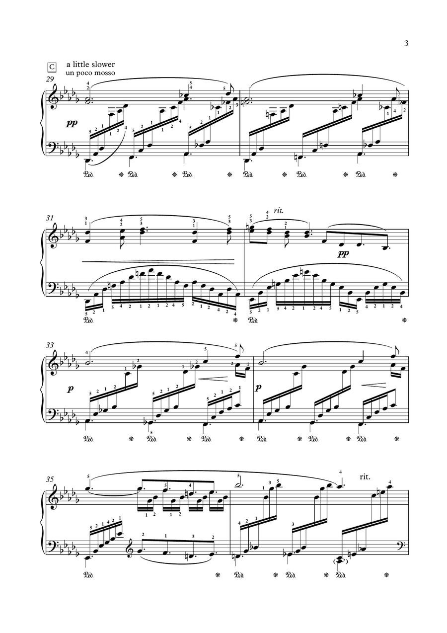 Clair de Lune Piano Solo scores gallery preview page 3