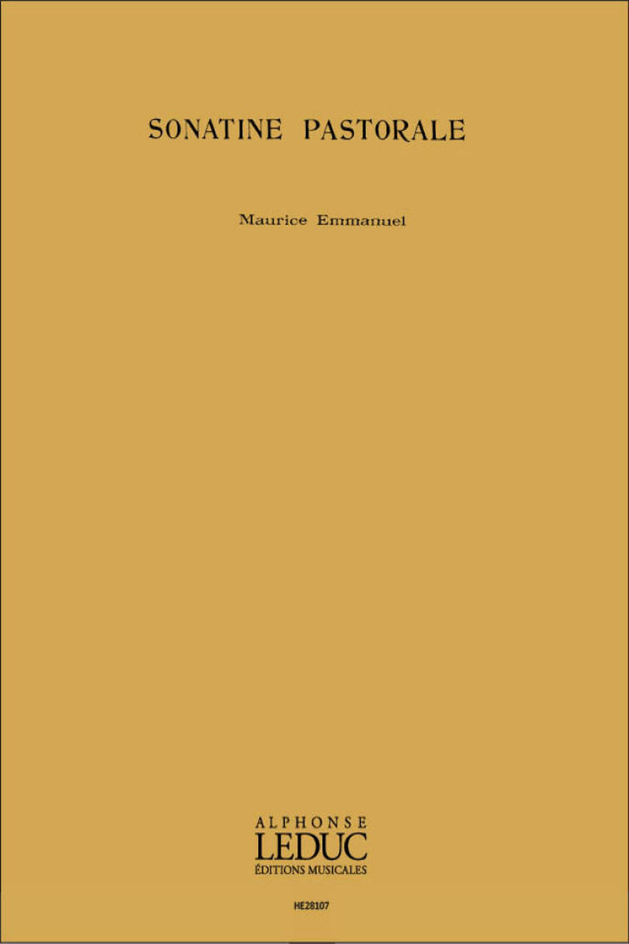 Maurice Emmanuel: Sonatine No.2 Pastorale Piano Solo scores gallery preview page 2