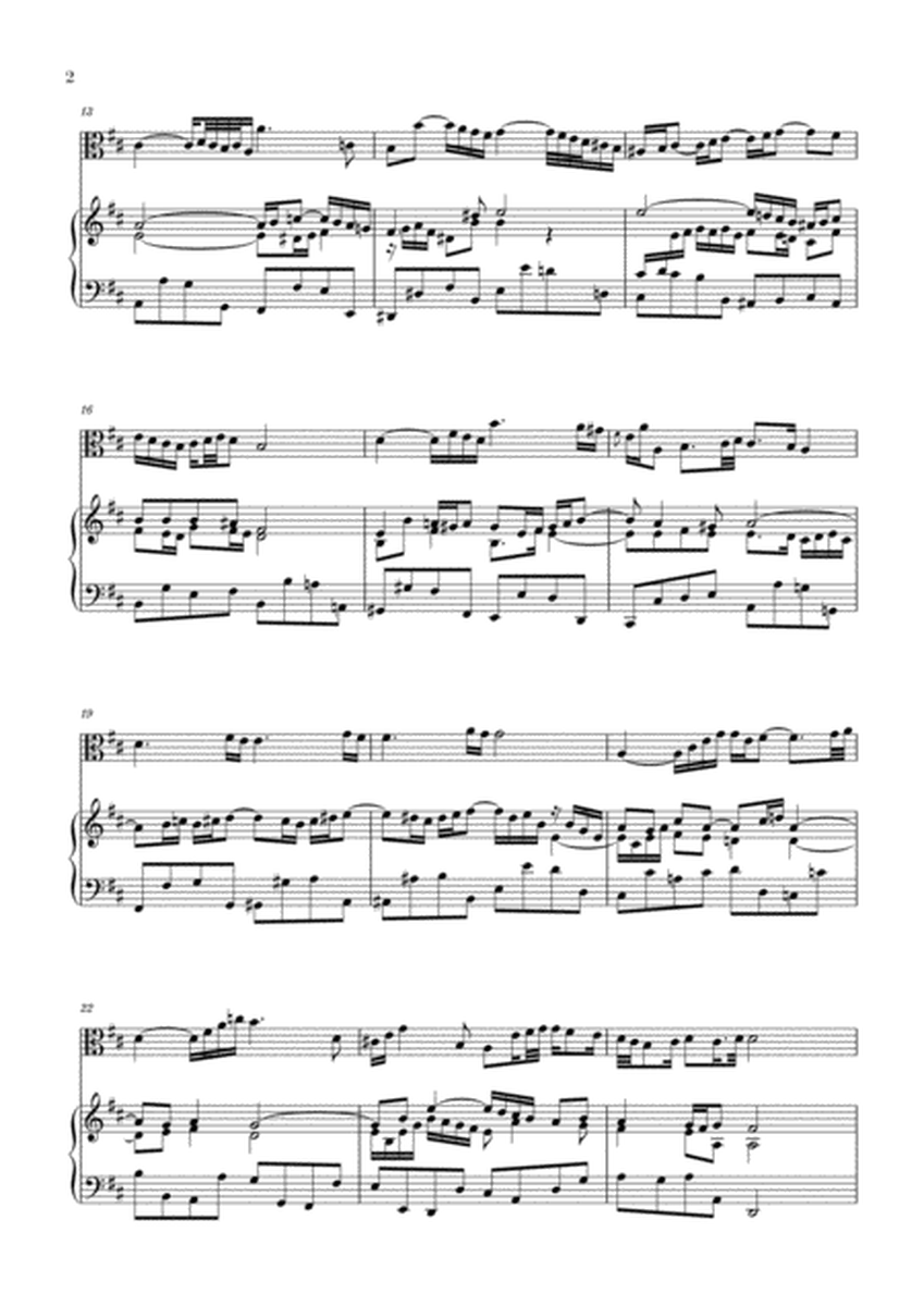Bach: Air on the G String for Viola and Piano image number null