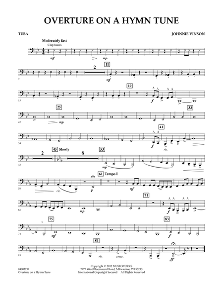 Overture on a Hymn Tune - Tuba by Johnnie Vinson Tuba - Digital Sheet Music