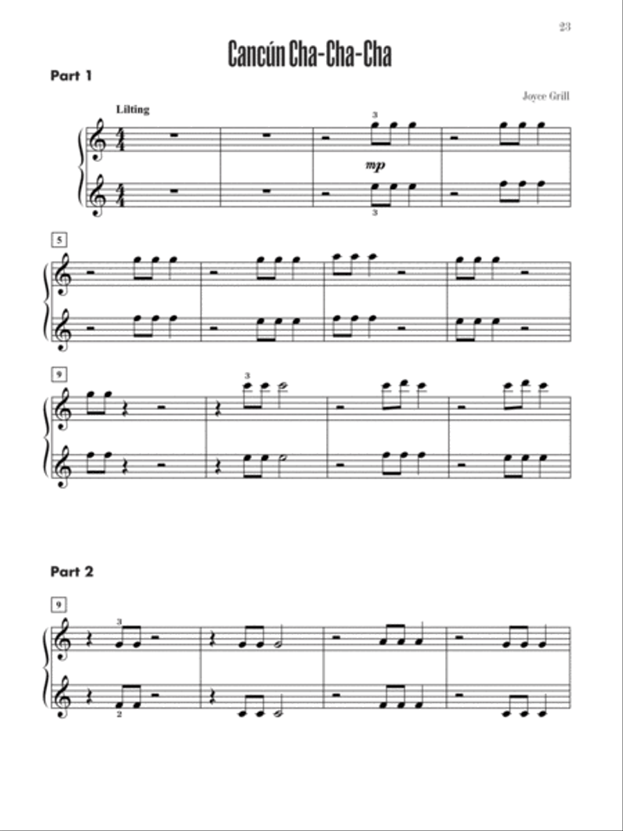 Contest Winners for Three, Book 3 Small Ensemble scores gallery preview page 7