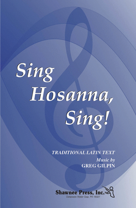 Book cover for Sing Hosanna, Sing!