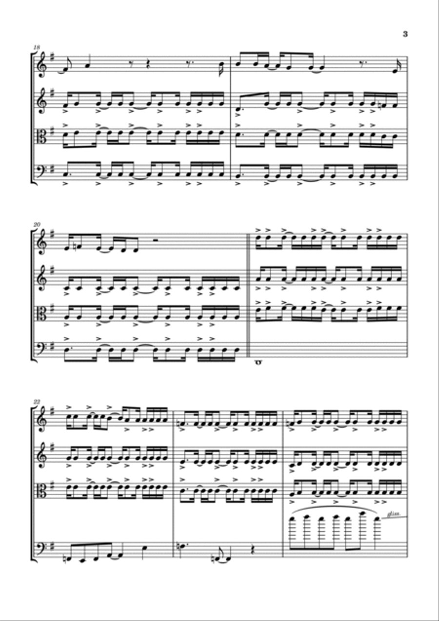 Last Chance To Evacuate Planet Earth Before It Is Recycled String Quartet scores gallery preview page 4
