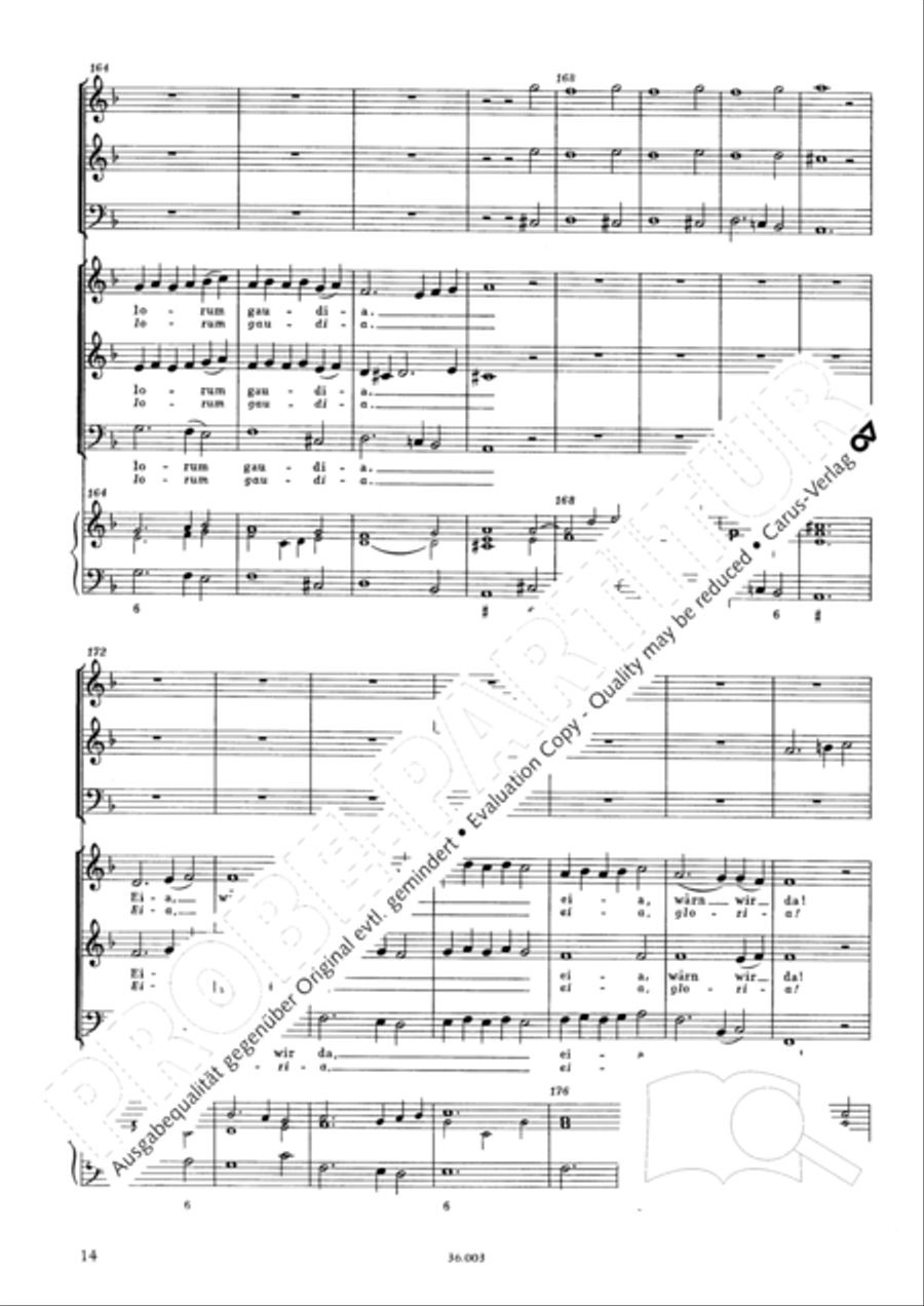 In dulci jubilo (Nun singet und seid froh) 3-Part scores gallery preview page 15
