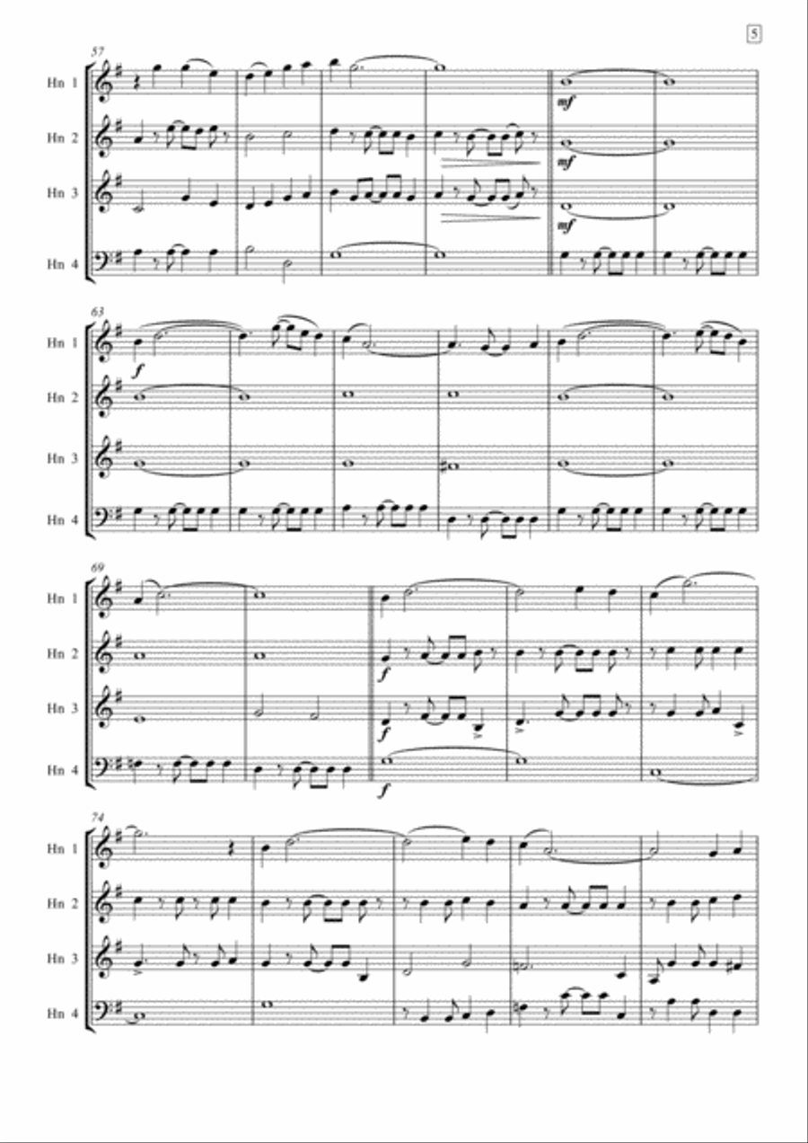 The Magnificent Seven Brass Ensemble scores gallery preview page 5