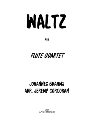 Book cover for Waltz for Flute Quartet