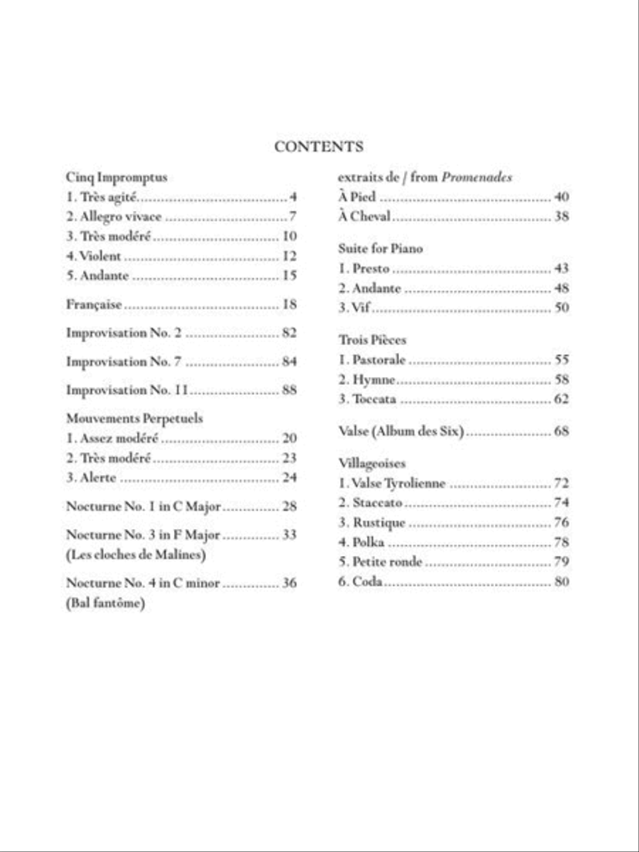 Poulenc Selected Piano Pieces Piano Solo scores gallery preview page 5