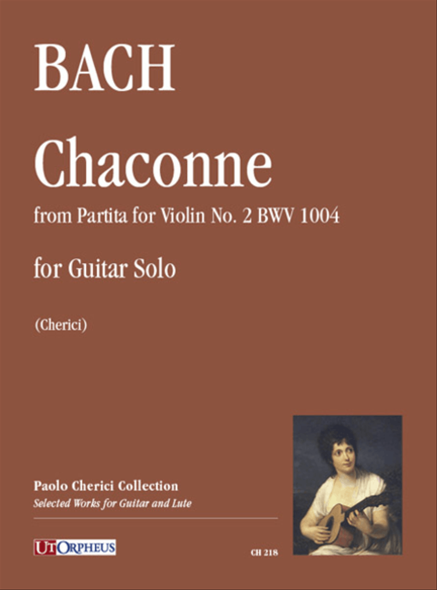 Chaconne (from Partita for Violin No. 2 BWV 1004) for Guitar Solo Violin scores gallery preview page 1