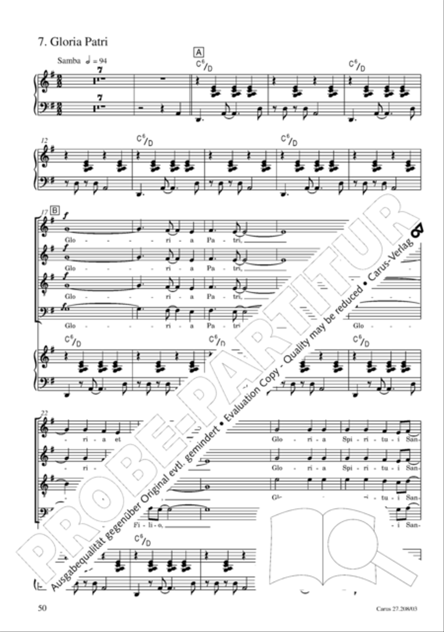 Magnificat 4-Part scores gallery preview page 51